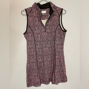 Gary Norman Sleeveless Golf Pink Purple Activewear Stretch Dress Medium